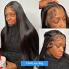 250 Density  Full Lace Frontal Wig 4x4 Bone Straight Human Hair